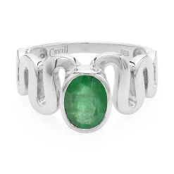 Bahia-Smaragd-Silberring