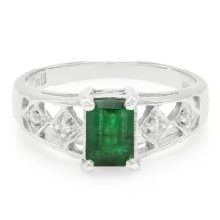 Bahia-Smaragd-Silberring