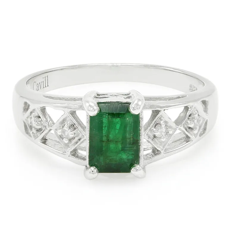 Bahia-Smaragd-Silberring