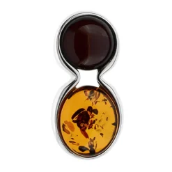 Baltischer Bernstein-Silberanhänger