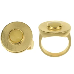 Baltischer Bernstein-Silberring