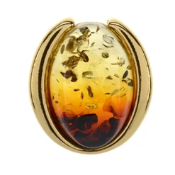 Baltischer Bernstein-Silberanhänger