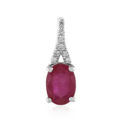 Bemainty-Rubin-Silberanhänger