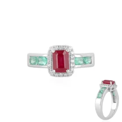 Bemainty-Rubin-Silberring