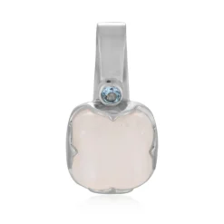 Bihar-Regenbogen-Mondstein-Silberanhänger