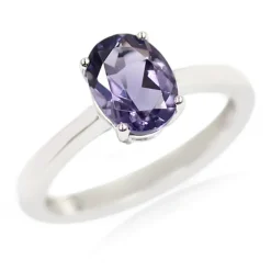 Blaubeer-Quarz-Silberring