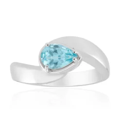 Blauer Apatit-Silberring (Pallanova)