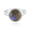 Blauer Maniry-Labradorit-Silberring (KM by Juwelo)