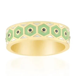 Blauer Saphir-Silberring