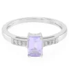 Bolivianischer Amethyst-Silberring