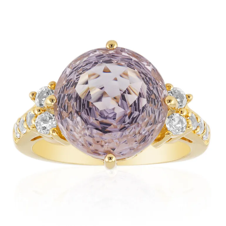 Bolivianischer Amethyst-Silberring