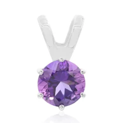 Bolivianischer Amethyst-Silberanhänger