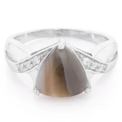 Botswana-Achat-Silberring