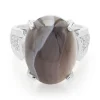 Botswana-Achat-Silberring