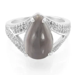 Botswana-Achat-Silberring