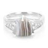 Botswana-Achat-Silberring
