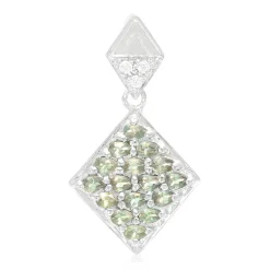 Brasilianischer Alexandrit-Silberanhänger