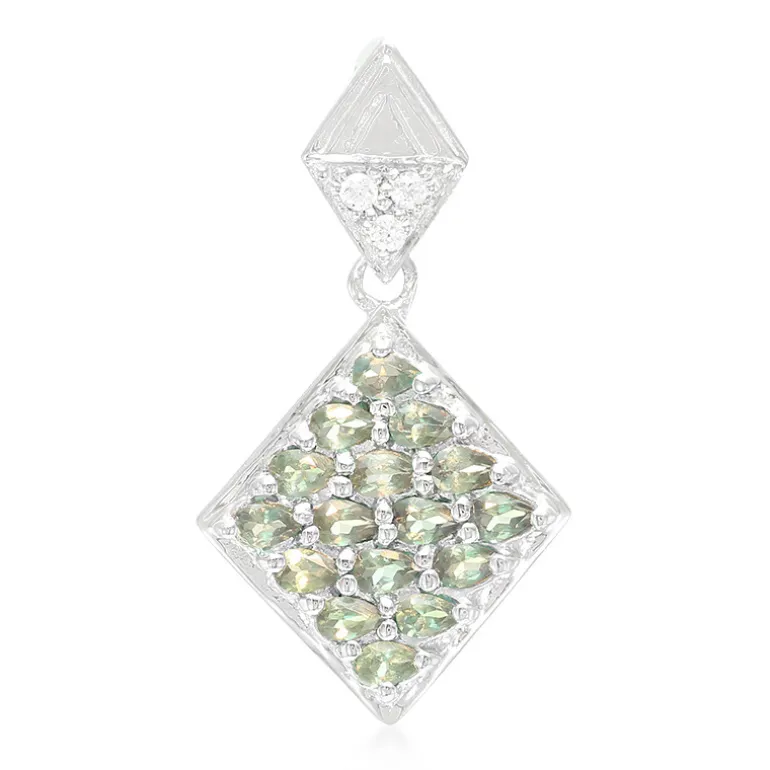 Brasilianischer Alexandrit-Silberanhänger