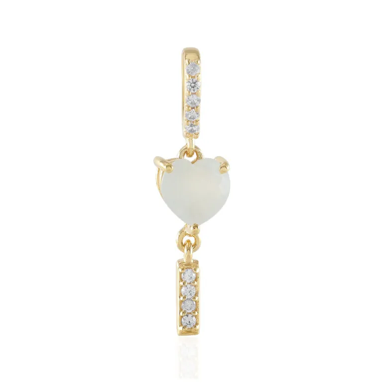 Brasilianischer Aquamarin-Silberanhänger