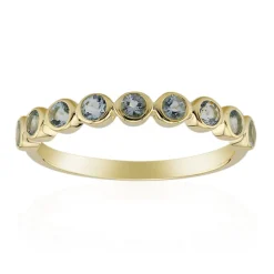 Brasilianischer Aquamarin-Goldring