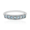 Brasilianischer Aquamarin-Silberring