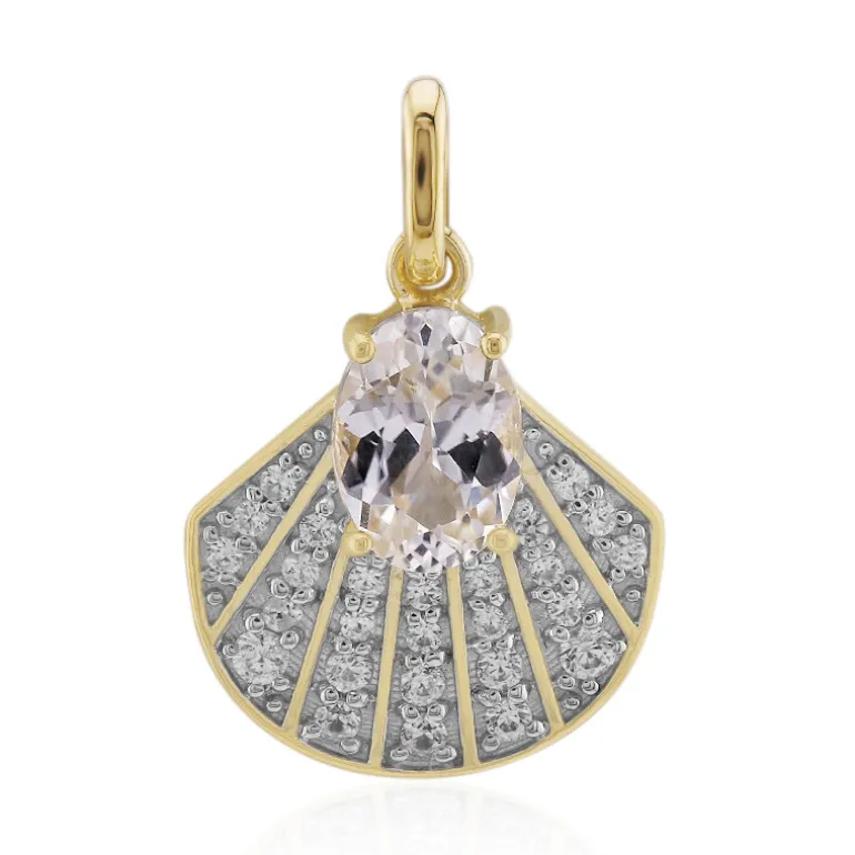 Brasilianischer Euklas-Goldanhänger (Mark Kaufman)