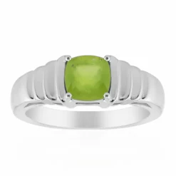 Brasilianischer Grüner Opal-Silberring (Pallanova)