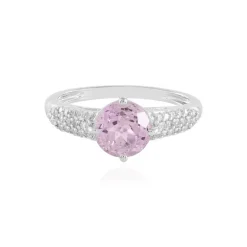 Brasilianischer Kunzit-Silberring