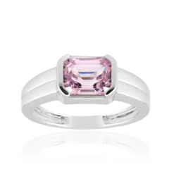 Brasilianischer Kunzit-Silberring