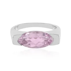 Brasilianischer Kunzit-Silberring