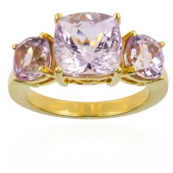 Brasilianischer Kunzit-Silberring