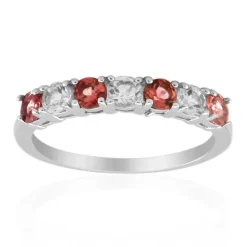 Brasilianischer Pinkfarbener Turmalin-Silberring