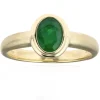 Brasilianischer Smaragd-Goldring (CUSTODANA)
