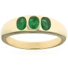 Brasilianischer Smaragd-Goldring (CUSTODANA)