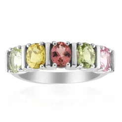 Brasilianischer Turmalin-Silberring (Pallanova)