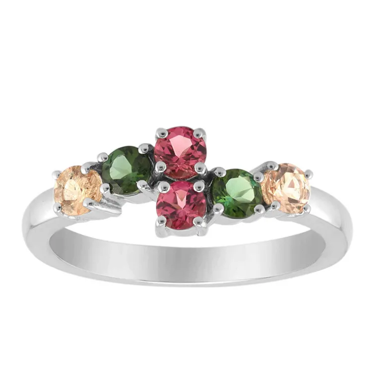 Brasilianischer Turmalin-Silberring (Pallanova)