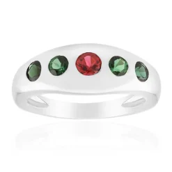 Brasilianischer Turmalin-Silberring (Pallanova)