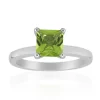 Burmesischer Peridot-Silberring