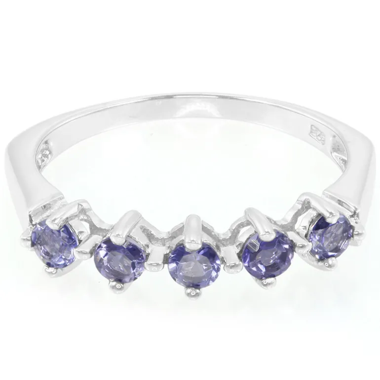 Ceylon-Iolith-Silberring