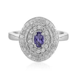 Ceylon-Iolith-Silberring