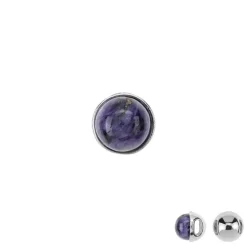 Charoit-Silberanhänger