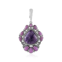 Charoit-Silberanhänger (Desert Chic)