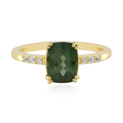 Chrom-Apatit-Silberring