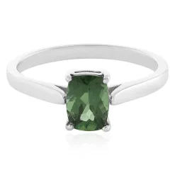 Chrom-Apatit-Silberring