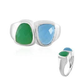 Chrysopras-Silberring (KM by Juwelo)