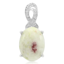 Cinnabarit-Silberanhänger