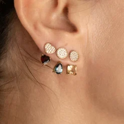 Citrin-Silberohrringe