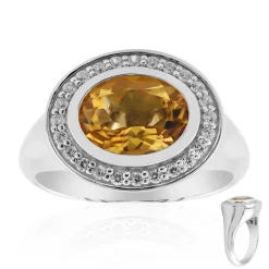 Citrin-Silberring (Remy Rotenier)