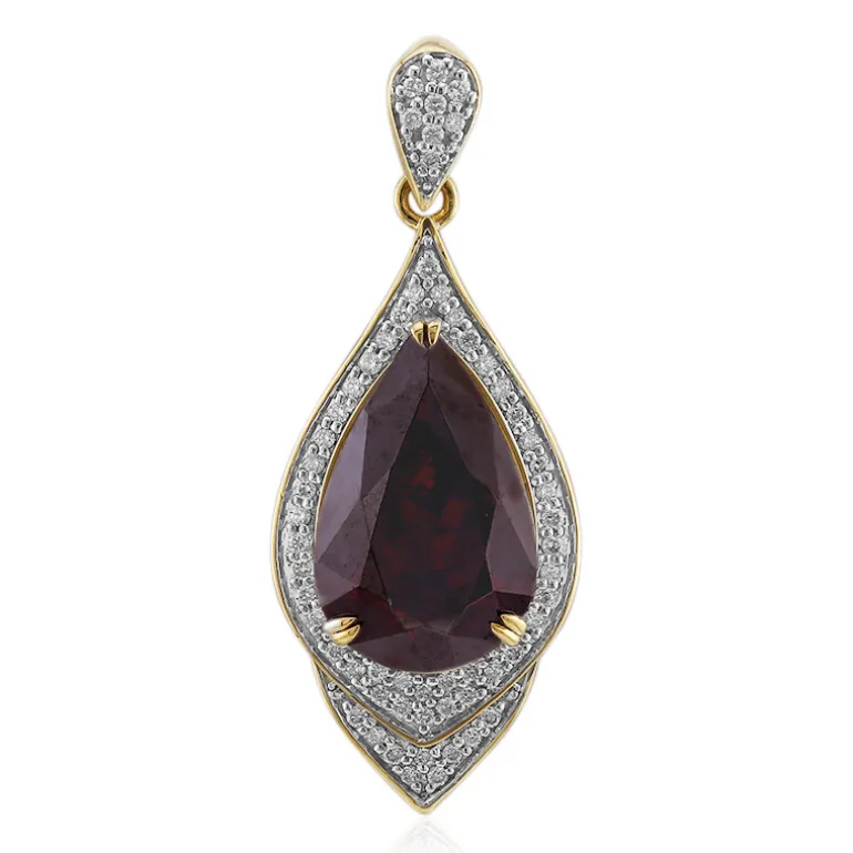 Cuprit-Goldanhänger (Mark Kaufman)