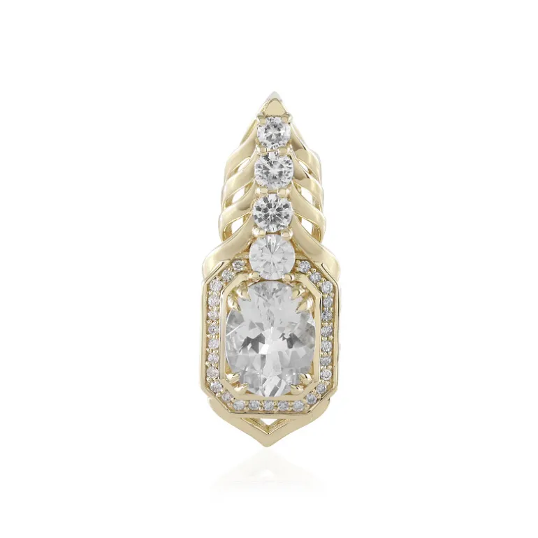 Danburit-Goldanhänger (de Melo)